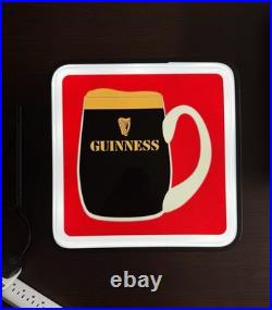 Vintage Guinness Sign / Light Box / Neon Sign