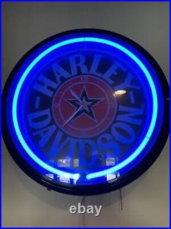 Vintage Harley Davidson Motorcycles 20 Fat Boy Neon Clock-roadhouse Collection