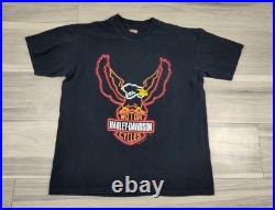 Vintage Harley Davidson T-Shirt XL Neon Sign Logo 1999 HD Tucson AZ