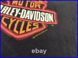 Vintage Harley Davidson T-Shirt XL Neon Sign Logo 1999 HD Tucson AZ