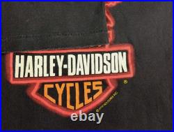 Vintage Harley Davidson T-Shirt XL Neon Sign Logo 1999 HD Tucson AZ