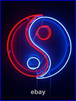 Vintage Hong Kong Yin Yang Neon Sign