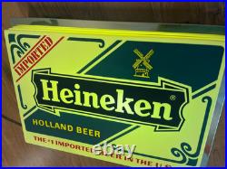 Vintage Imported Heineken B88 Electric Neon Light Bubble Beer Sign hanging works
