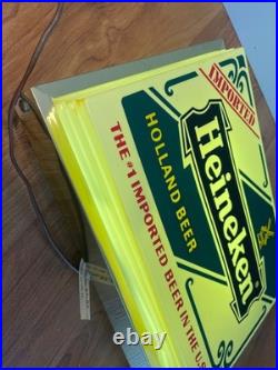 Vintage Imported Heineken B88 Electric Neon Light Bubble Beer Sign hanging works