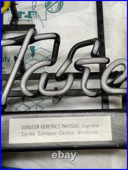 Vintage Joe Camel 1980's Genuine Taste Cigarettes Neon Lighted Bar Sign Working
