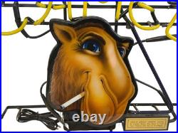 Vintage Joe Camel 1980's Smok'n Joe Cigarette Neon Lighted Sign (Needs Repair)