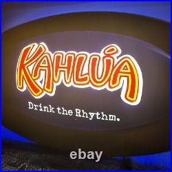 Vintage Kahlua Bar Sign Light Up Neon Mancave Liquor Lamp Collectable Embossed Vintage Kahlua Bar Sign Light Up Neon Mancave Liquor Lamp Collectable Embossed