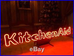 Vintage KitchenAid Advertising Neon Sign Awesome decorating for vintage Kitchen
