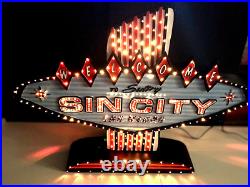 Vintage Las Vegas Neon Sign Welcome to Sultry SIN CITY Las Vegas Vintage Las Vegas Neon Sign Welcome to Sultry SIN CITY Las Vegas