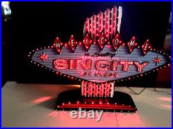 Vintage Las Vegas Neon Sign Welcome to Sultry SIN CITY Las Vegas Vintage Las Vegas Neon Sign Welcome to Sultry SIN CITY Las Vegas