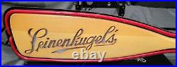 Vintage Leinenkugels Beer Canoe Paddle Neon Light Sign Original No Repo TC