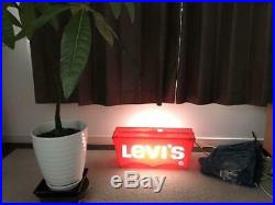 Vintage Levis Neon Advertising Store Sign 80s very rare From Japan