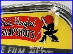 Vintage Lighted Elko Advertising Sign Film Photography Antique Neon