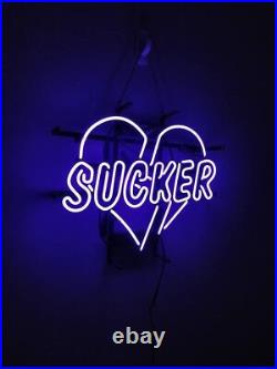 Vintage Love Sucker Neon Sign Light Living Room Wall Hanging Handcraft 20x16 Vintage Love Sucker Neon Sign Light Living Room Wall Hanging Handcraft 20x16