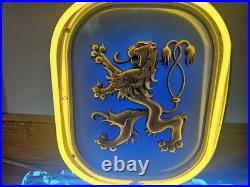 Vintage Lowenbrau Neon Beer Sign Rare German Brewery Bar Light Man Cave Pub