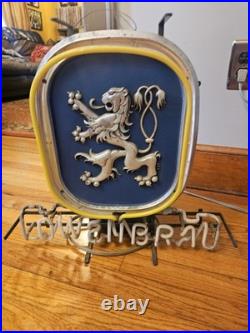 Vintage Lowenbrau Neon Beer Sign Rare German Brewery Bar Light Man Cave Pub
