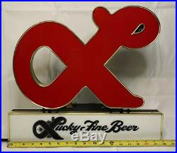 Vintage Lucky Fine Beer Breweries Neon Bar Beer Neon Sign Mancave Numbered Rare