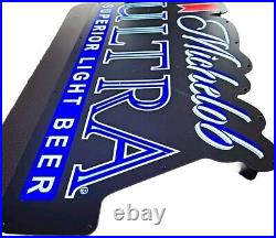 Vintage MICHELOB ULTRA OPTI Neon 14 x 30 Lighted Beer Sign #1055421