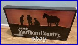 Vintage Marlboro Cigarette Neon Sign Tobacco Advertising 28x16.5 Parts Or Repair Vintage Marlboro Cigarette Neon Sign Tobacco Advertising 28x16.5 Parts Or Repair