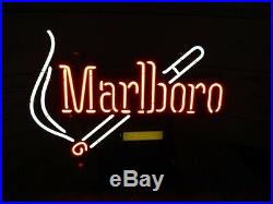 Vintage Marlboro Cigarettes Neon Light Sign Tobacco Advertising
