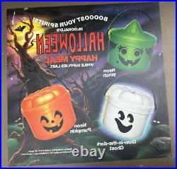 Vintage McDonald's Halloween Neon Pail Happy Meal Translite Advertising Sign 22 Vintage McDonald's Halloween Neon Pail Happy Meal Translite Advertising Sign 22