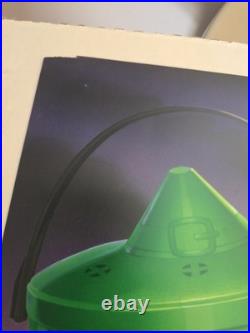 Vintage McDonald's Halloween Neon Pail Happy Meal Translite Advertising Sign 22