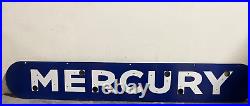 Vintage Mercury with Face Gas & Oil Neon Porcelain Enamel Sign SSPN 66x17