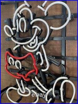 Vintage Mickey Neon American Decor Figurine Sign Import Retro Antique Furniture