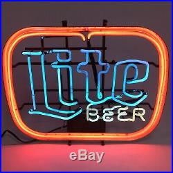 Vintage Miller Beer Lite Beer Neon Sign Circa 1983