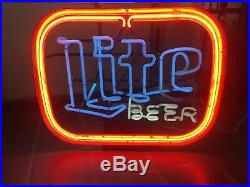 Vintage Miller Beer (Lite)Neon Sign, Circa 1980's