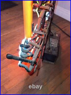 Vintage Miller Genuine Draft Beer Real Tube Neon Sign Display Light Vintage Miller Genuine Draft Beer Real Tube Neon Sign Display Light