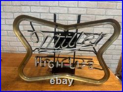 Vintage Miller High Life Beer Tavern Neon Sign Works