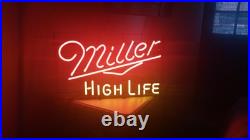 Vintage Miller High Life Neon Bar Light
