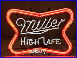 Vintage Miller High Life Neon Beer Sign