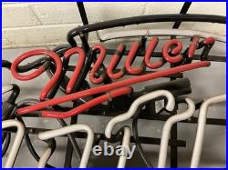 Vintage Miller Lite Beer Tavern Bar Neon Sign 20 X 19 X 5 For Repair Or Parts