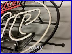 Vintage Miller Lite Beer Tavern Bar Neon Sign 20 X 19 X 5 For Repair Or Parts