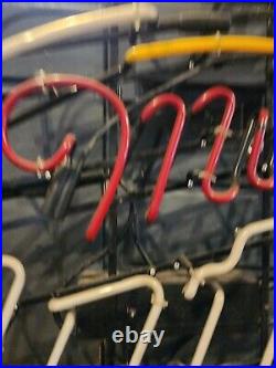 Vintage Miller Lite Neon Light Up Bar Sign Wall Mounted, HUGE 38×36