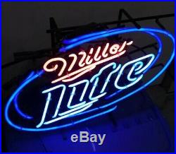 Vintage Miller Lite Neon Sign Bar Light