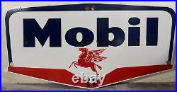 Vintage Mobil Gas Pegasus Porcelain Enamel Neon Gas & Oil Sign SSPN 72X36