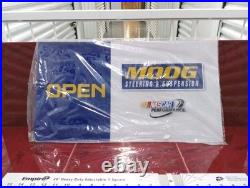 Vintage Moog Nascar Sign & Wagner Thermo Quiet 23×12 Double-Sided Light Up Sign