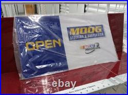 Vintage Moog Nascar Sign & Wagner Thermo Quiet 23×12 Double-Sided Light Up Sign