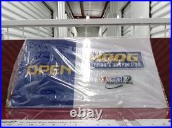 Vintage Moog Nascar Sign & Wagner Thermo Quiet 23×12 Double-Sided Light Up Sign