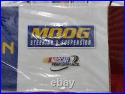 Vintage Moog Nascar Sign & Wagner Thermo Quiet 23×12 Double-Sided Light Up Sign
