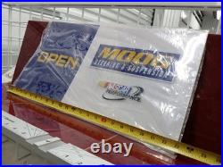 Vintage Moog Nascar Sign & Wagner Thermo Quiet 23×12 Double-Sided Light Up Sign