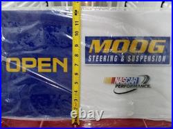Vintage Moog Nascar Sign & Wagner Thermo Quiet 23×12 Double-Sided Light Up Sign