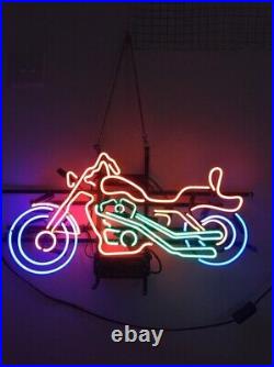 Vintage Motorcycle 20 Neon Sign Light Lamp Gift Show Bar With Dimmer Vintage Motorcycle 20 Neon Sign Light Lamp Gift Show Bar With Dimmer