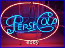 Vintage NEON PEPSI COLA bar advertising sign great working condition