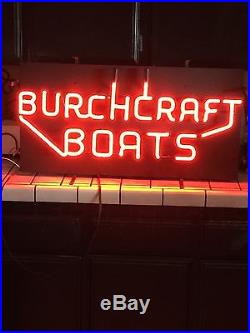 Vintage Neon Boat Sign