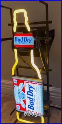 Vintage Neon Budweiser Sign Rare Vintage Neon Budweiser Sign Rare