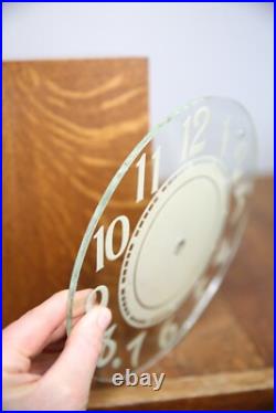 Vintage Neon Clock Sign Glass Face Original paint Antique Parts